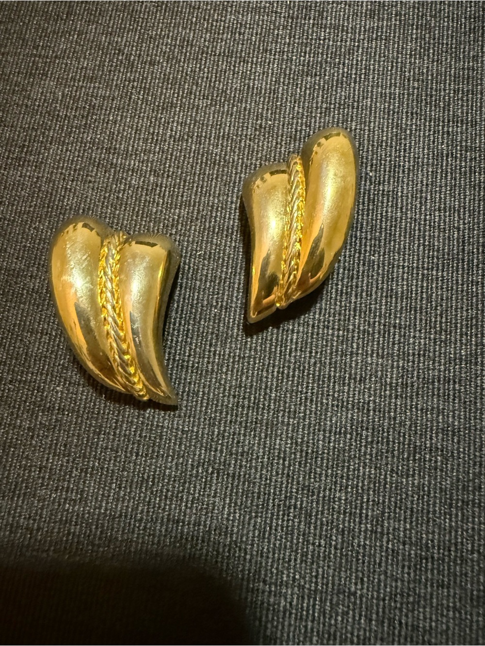 Signed Trifari 70s/80s Statement Wing Clip Earring